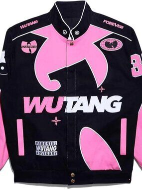Wu-Tang Clan (Large) *Limited Edition*/Official button up/Fuchsia/BLK
